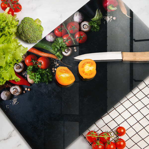 Kitchen worktop saver Colorful vegetables