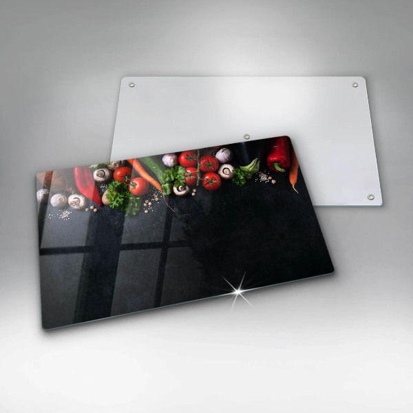 Kitchen worktop saver Colorful vegetables