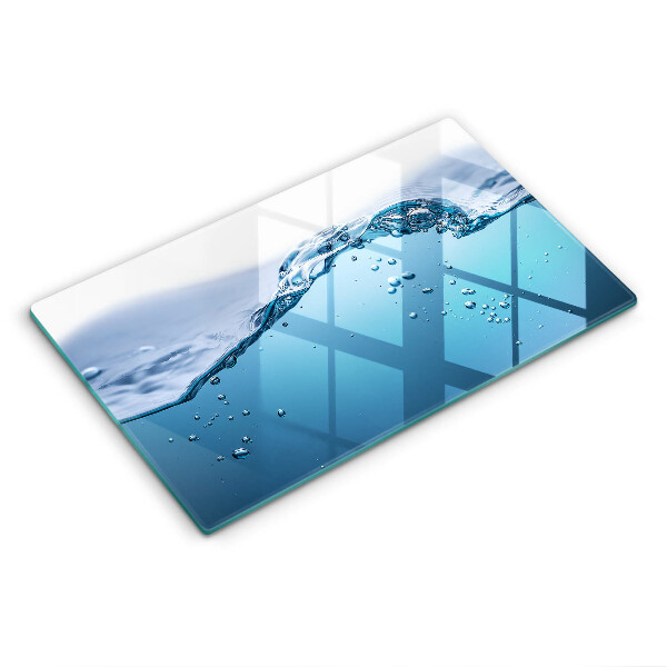 Kitchen worktop saver Blue water