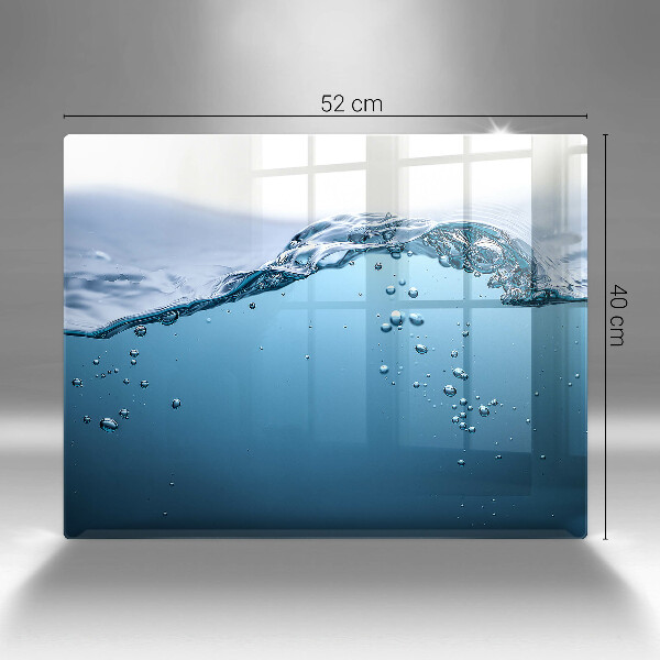 Kitchen worktop saver Blue water