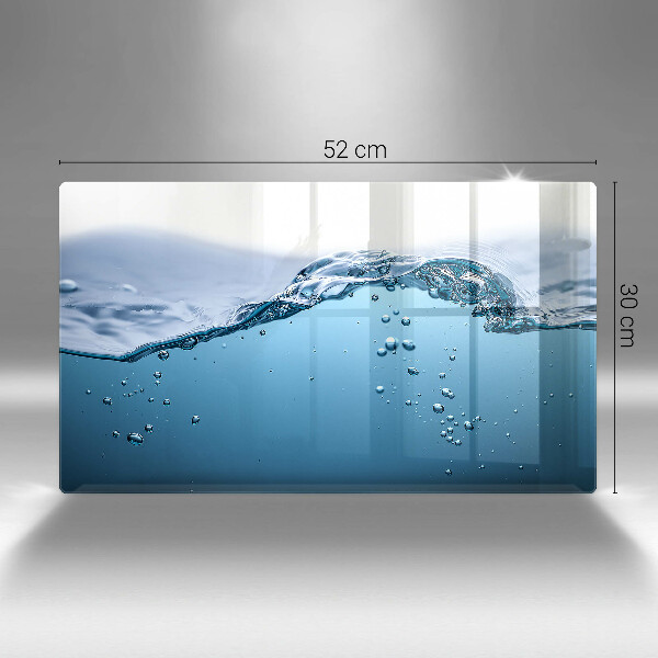 Kitchen worktop saver Blue water