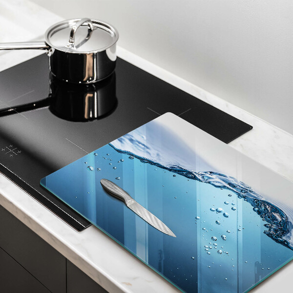 Kitchen worktop saver Blue water