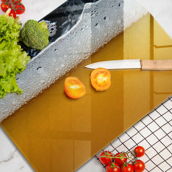 Kitchen worktop saver Beer drink foam