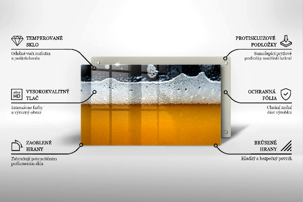 Kitchen worktop saver Beer drink foam