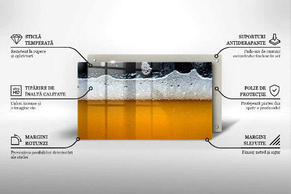 Kitchen worktop saver Beer drink foam