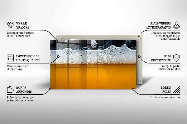 Kitchen worktop saver Beer drink foam