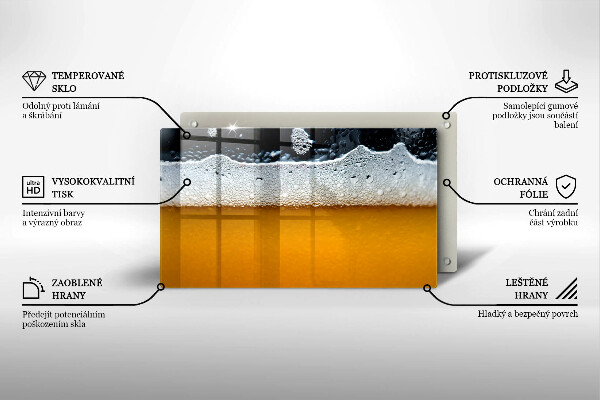 Kitchen worktop saver Beer drink foam