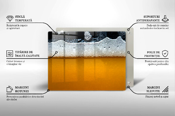 Kitchen worktop saver Beer drink foam