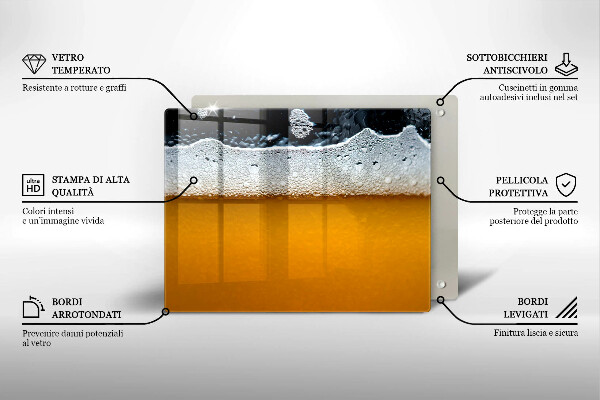Kitchen worktop saver Beer drink foam