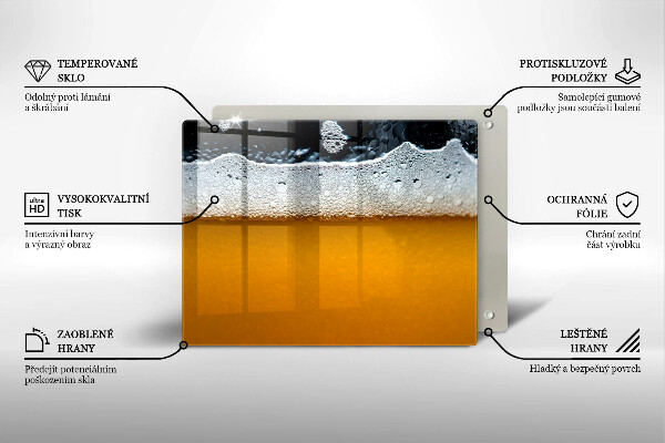 Kitchen worktop saver Beer drink foam