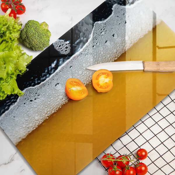 Kitchen worktop saver Beer drink foam