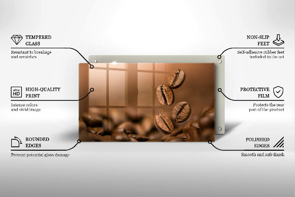 Kitchen worktop saver Coffee beans