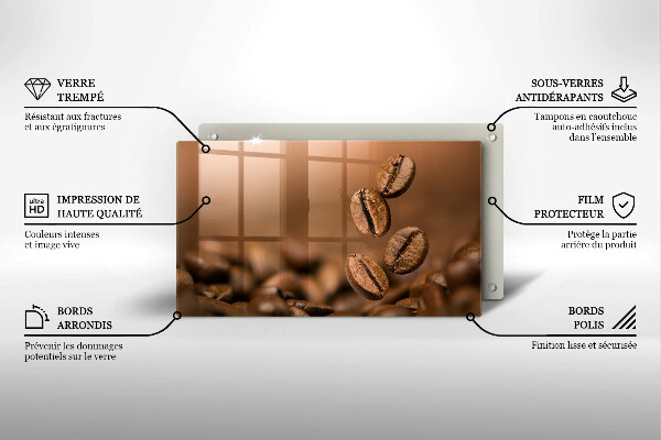 Kitchen worktop saver Coffee beans