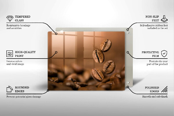 Kitchen worktop saver Coffee beans