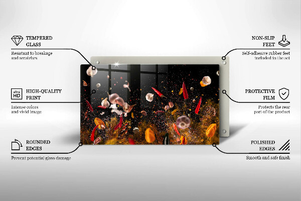 Kitchen worktop saver Hot spices