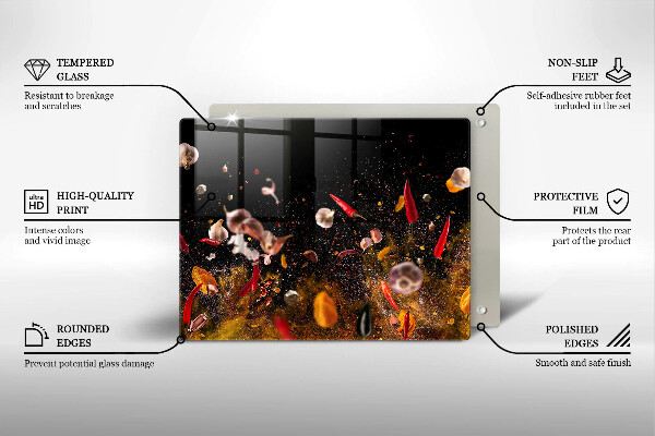 Kitchen worktop saver Hot spices