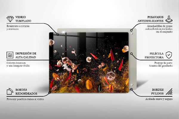 Kitchen worktop saver Hot spices