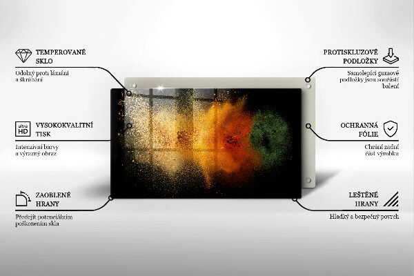 Kitchen worktop saver Colorful spices