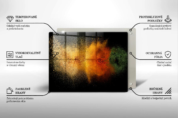 Kitchen worktop saver Colorful spices