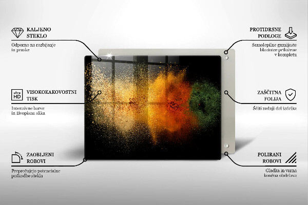 Kitchen worktop saver Colorful spices