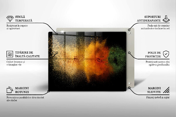 Kitchen worktop saver Colorful spices