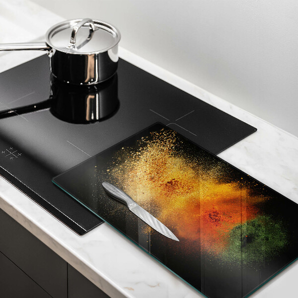 Kitchen worktop saver Colorful spices