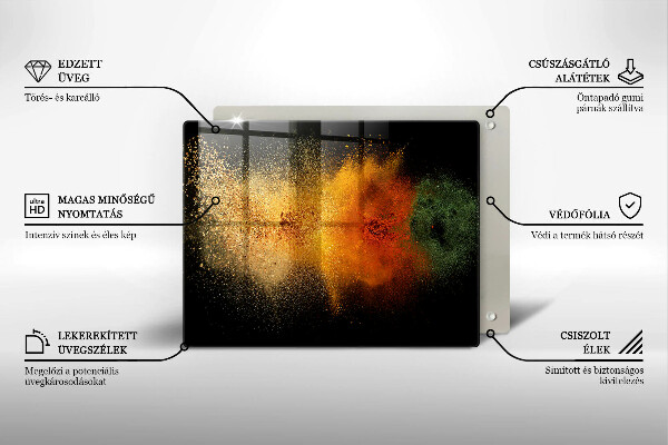 Kitchen worktop saver Colorful spices