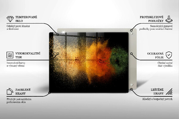 Kitchen worktop saver Colorful spices