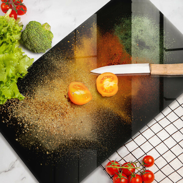 Kitchen worktop saver Colorful spices