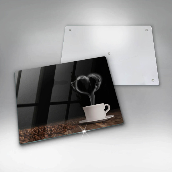 Kitchen countertop cover Coffee cup heart