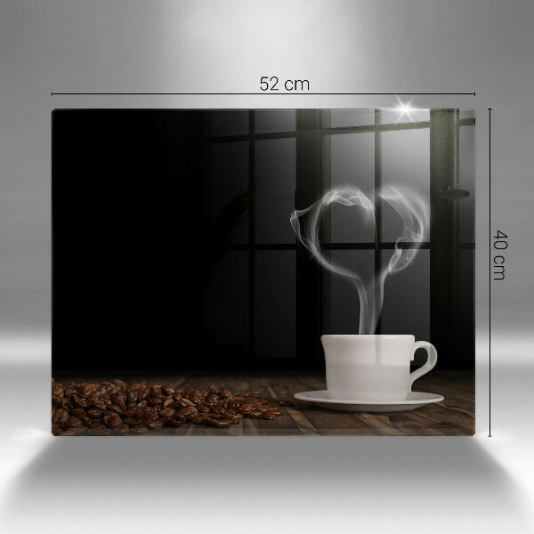 Kitchen countertop cover Coffee cup heart
