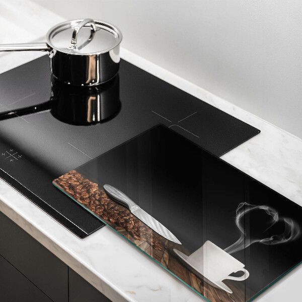 Kitchen countertop cover Coffee cup heart