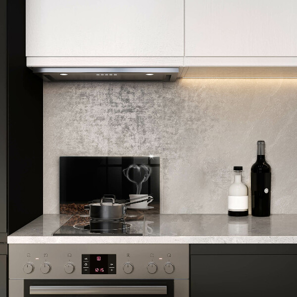 Kitchen countertop cover Coffee cup heart