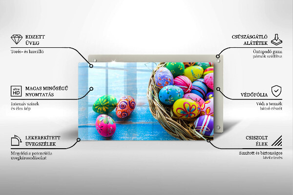 Worktop saver Easter eggs