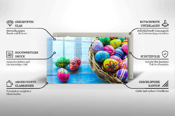 Worktop saver Easter eggs