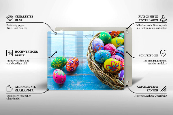 Worktop saver Easter eggs