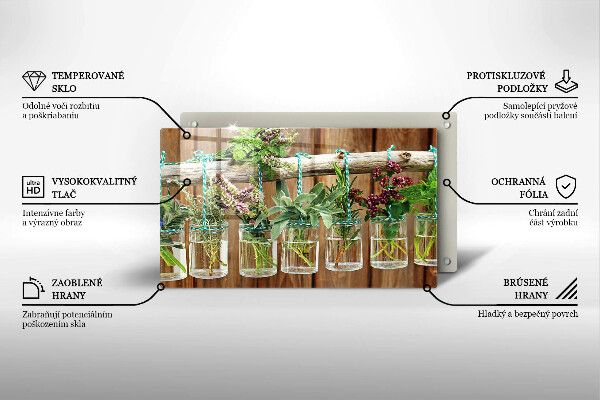 Worktop saver Herbs vintage plants