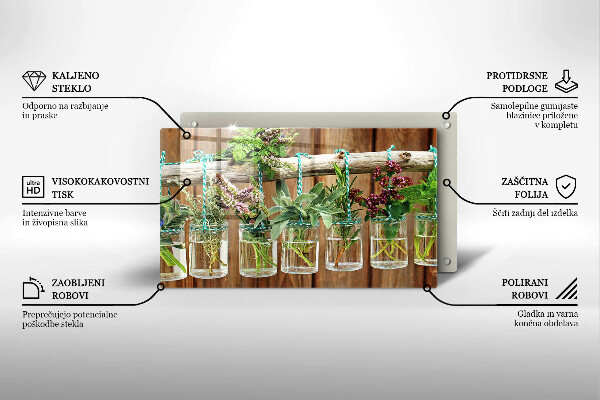 Worktop saver Herbs vintage plants