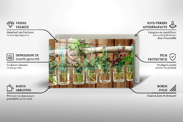 Worktop saver Herbs vintage plants