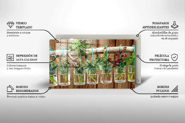 Worktop saver Herbs vintage plants