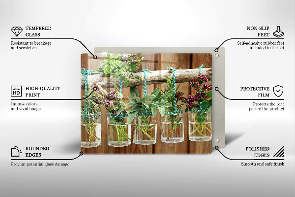 Worktop saver Herbs vintage plants