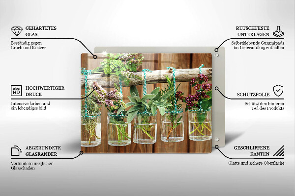 Worktop saver Herbs vintage plants