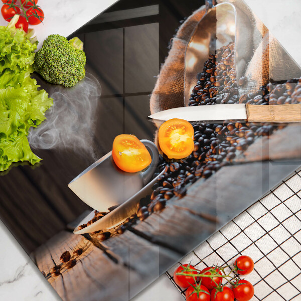 Worktop saver Coffee cup and heart