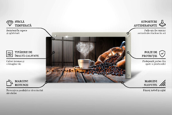 Worktop saver Coffee cup and heart