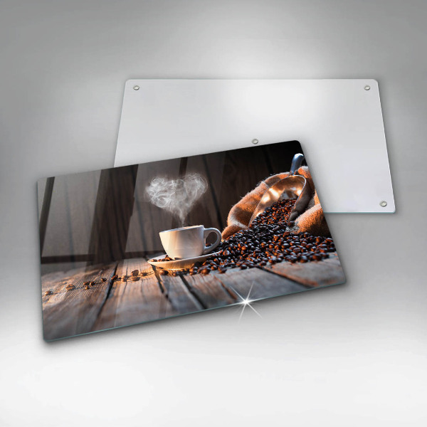 Worktop saver Coffee cup and heart