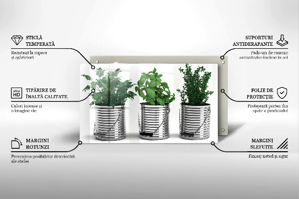 Kitchen countertop cover Plants herbs