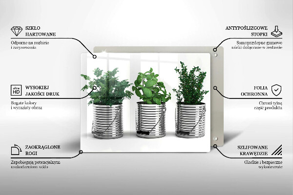 Kitchen countertop cover Plants herbs