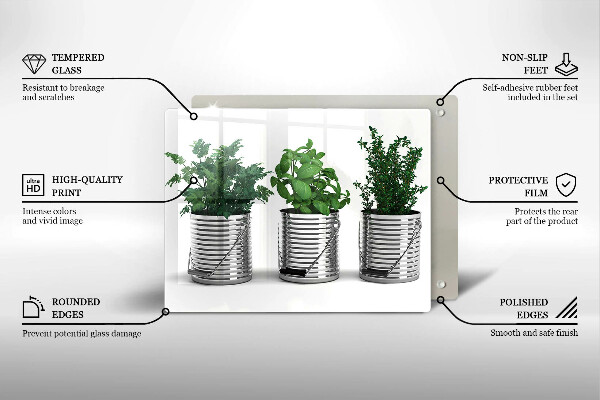 Kitchen countertop cover Plants herbs