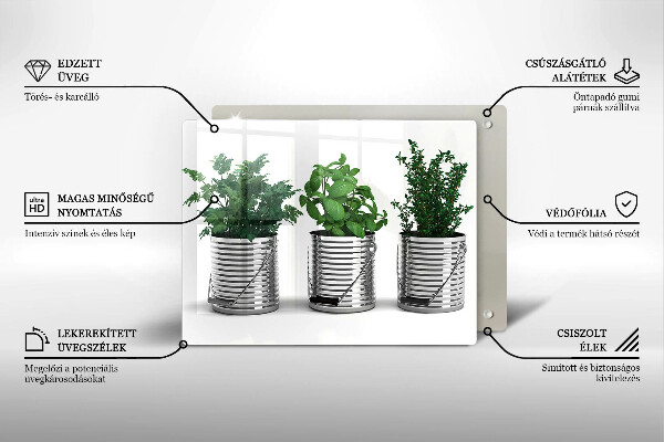 Kitchen countertop cover Plants herbs