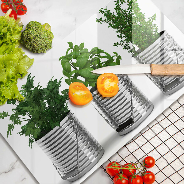 Kitchen countertop cover Plants herbs